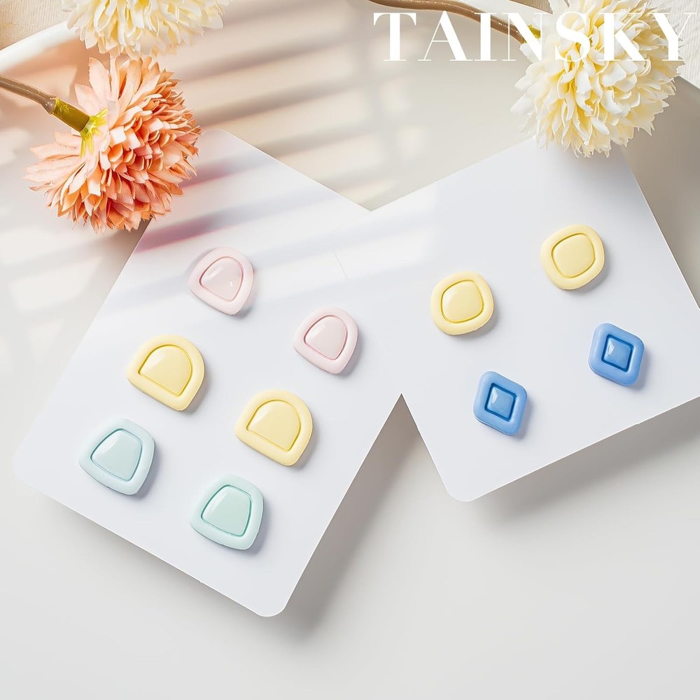 TAINSKY Polymer Clay Cutters - Frame Cutters, Boho Mini Studs Set