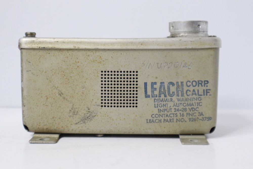 Leach Corp 9269-3759 Warning Light Dimmer