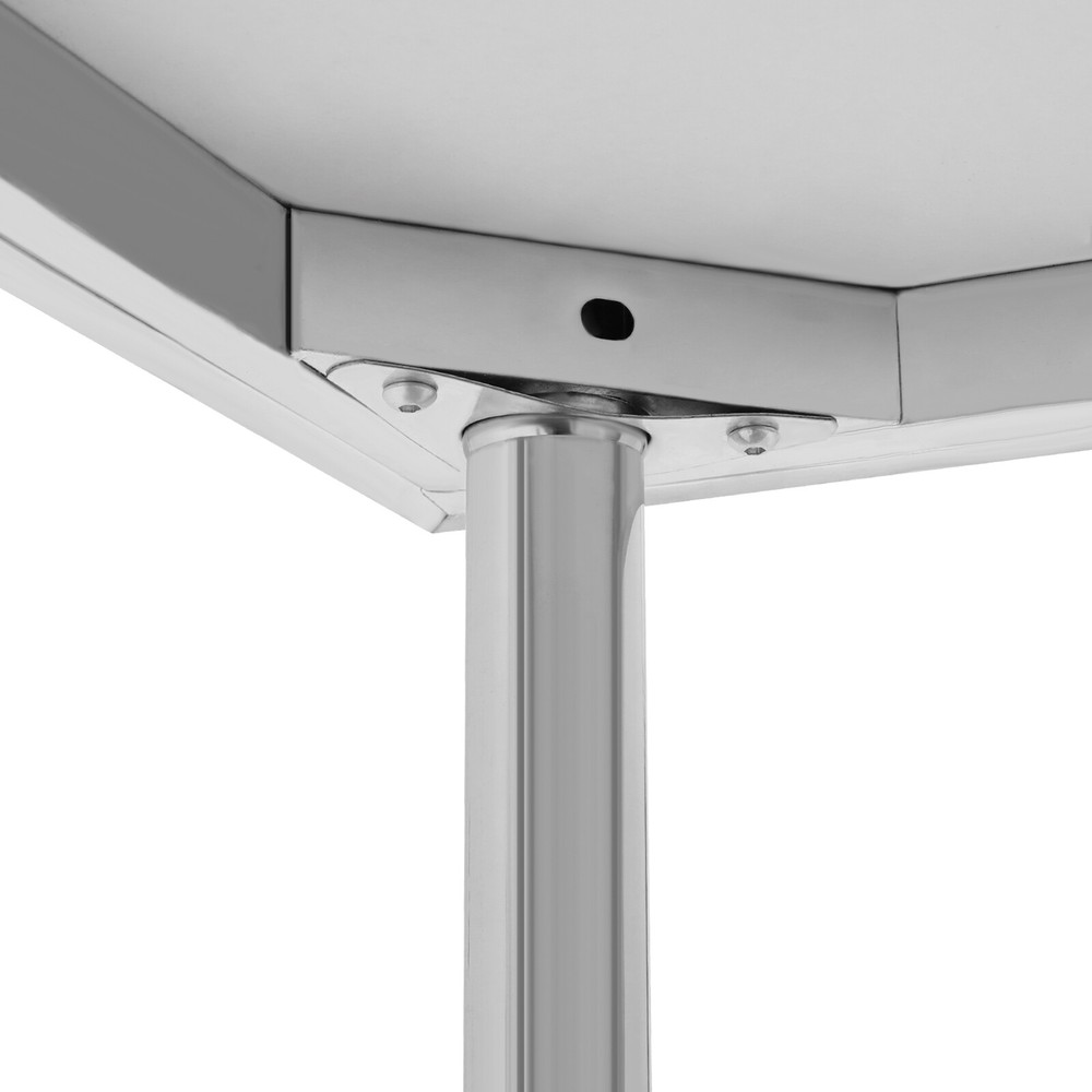 Stainless Steel Kitchen Restaurant Adjustable Work Prep Table