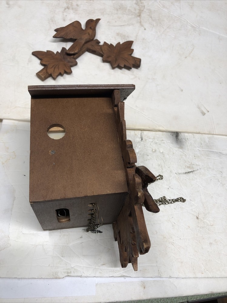 Vintage German Cuckoo Clock Birds—untested