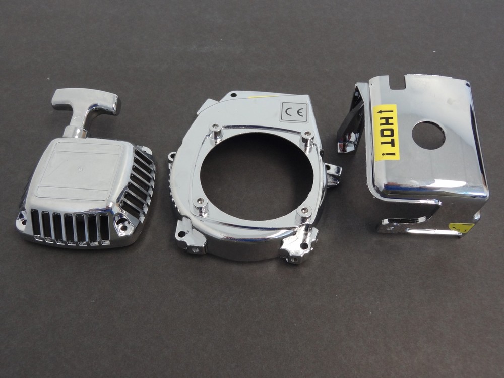 Rovan Chrome Pull Start, Engine and Head Cover