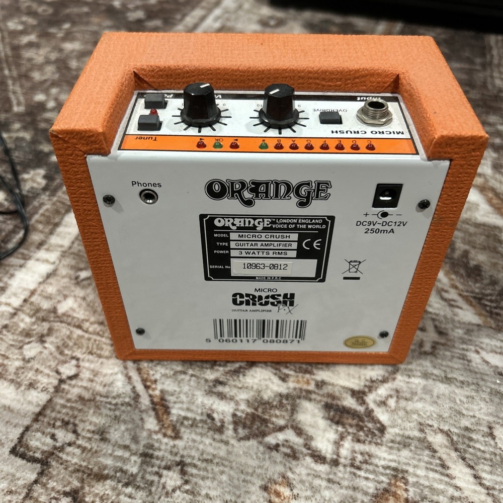 Orange Crush Mini 3-watt Micro Amp - Orange