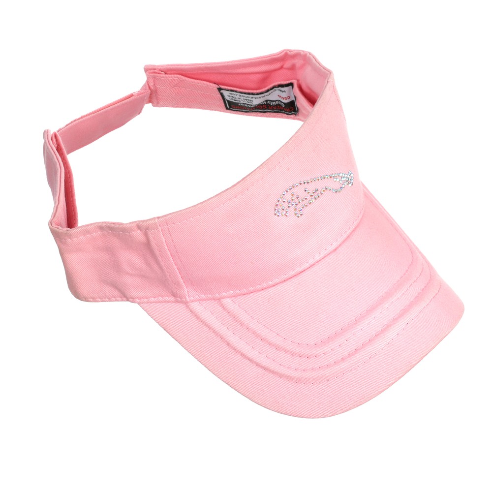 Pink Jaguar Strapped Visor