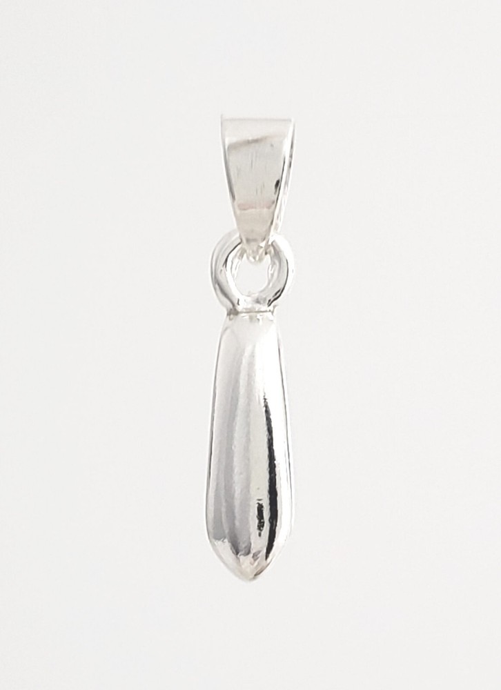 Bright Silver Large Basic Pinch Bails (Pkg 5-15) NIckel Free (802-BS)