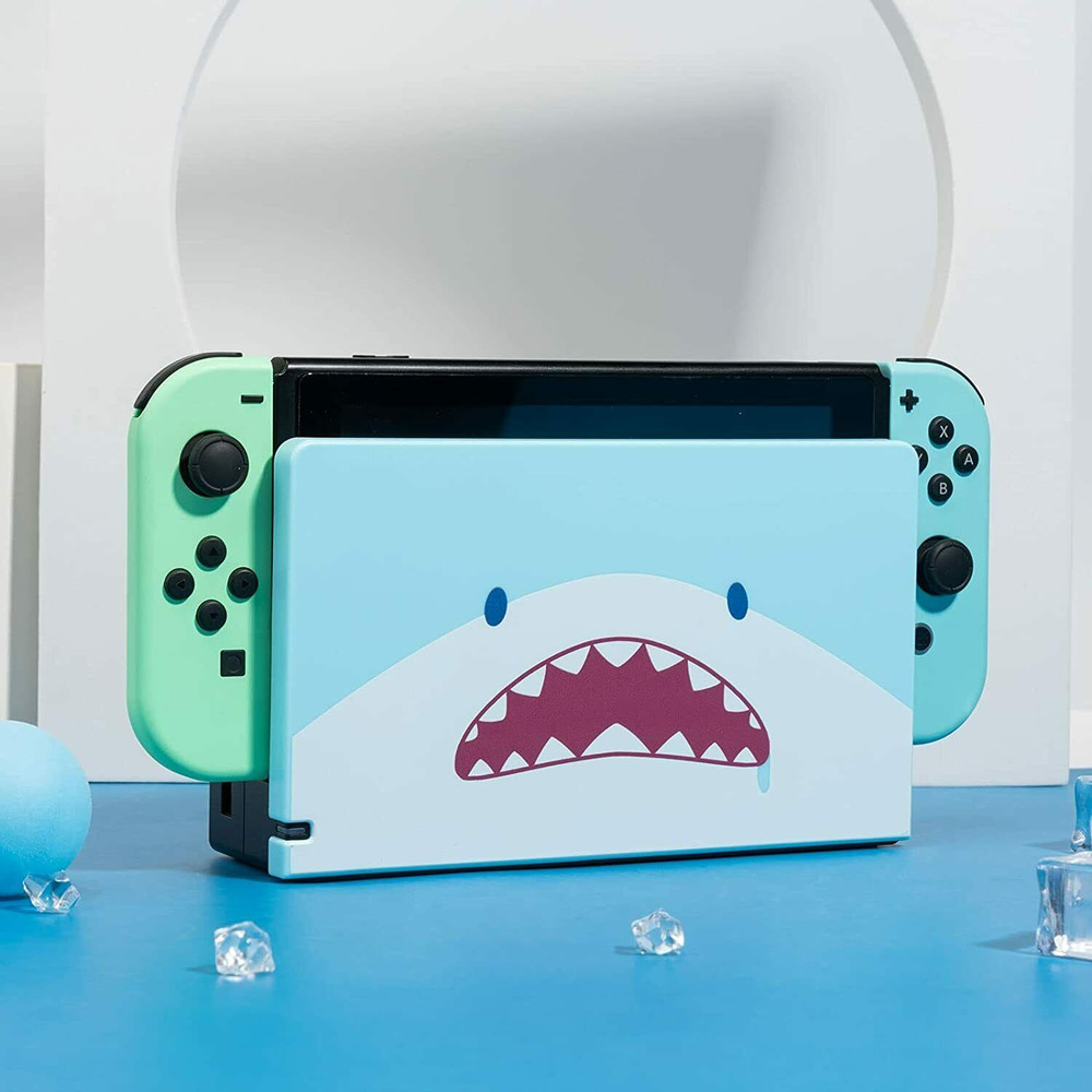 GeekShare Charging Dock Base Docking Station For Nintendo Switch Console Blue