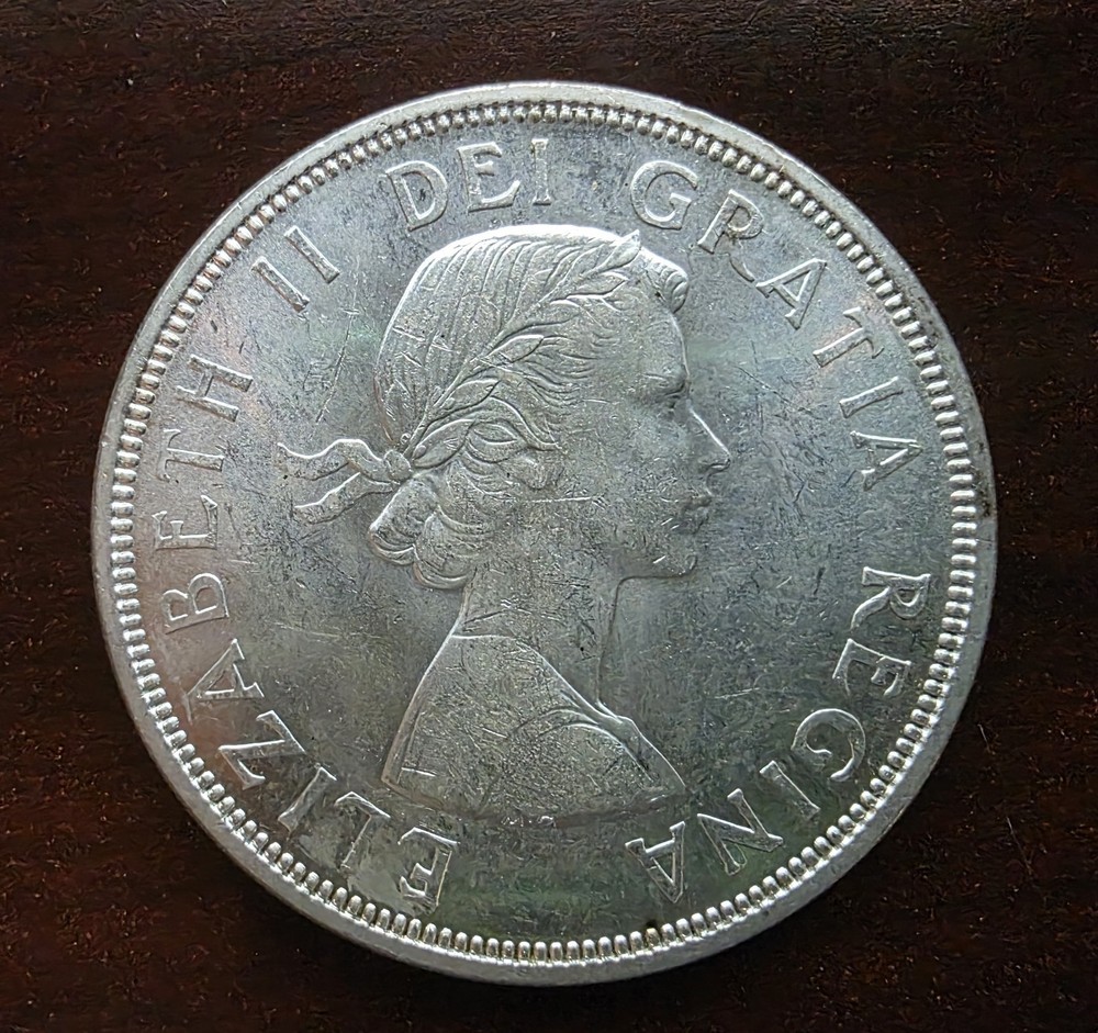 1964 CANADA SILVER DOLLAR COIN