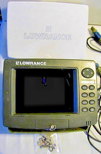Used Lowrance Gray LCX-25c Chart plotter Sonar Navigation Display
