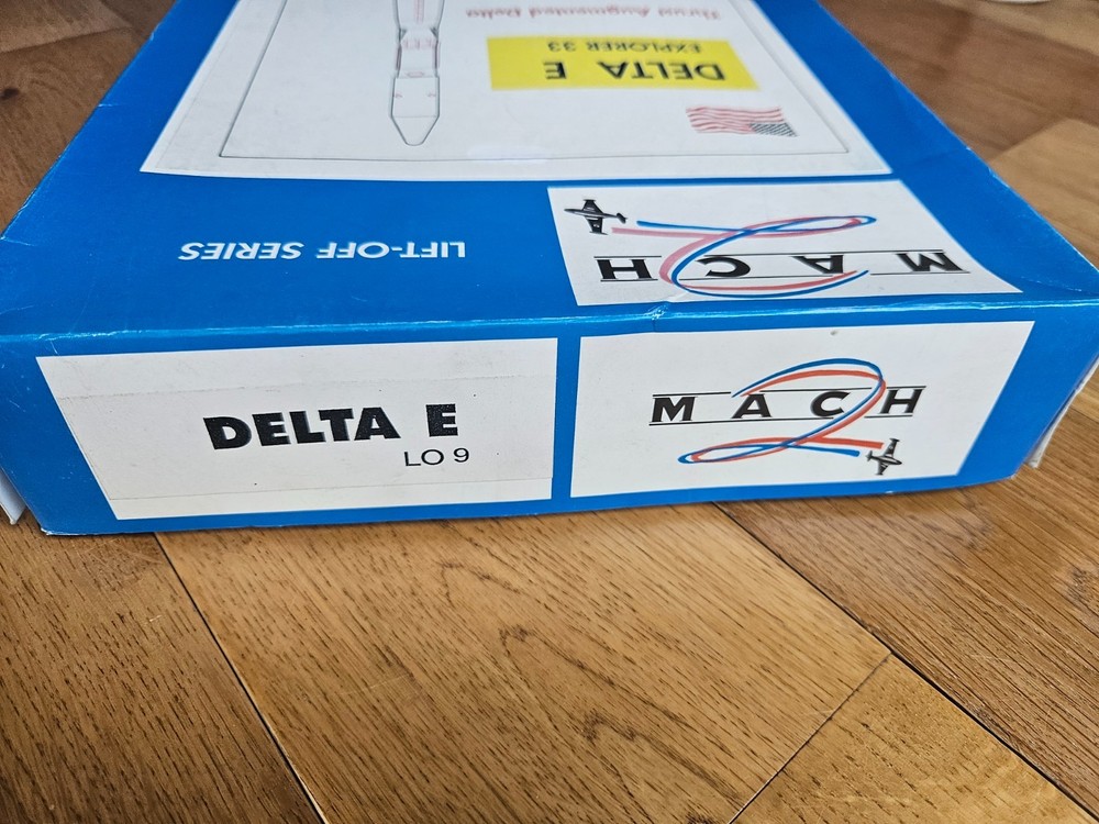 Mach 2 Delta E Explorer 33 1/48 Scale Rocket Model Kit – NASA Thrust Augmented D