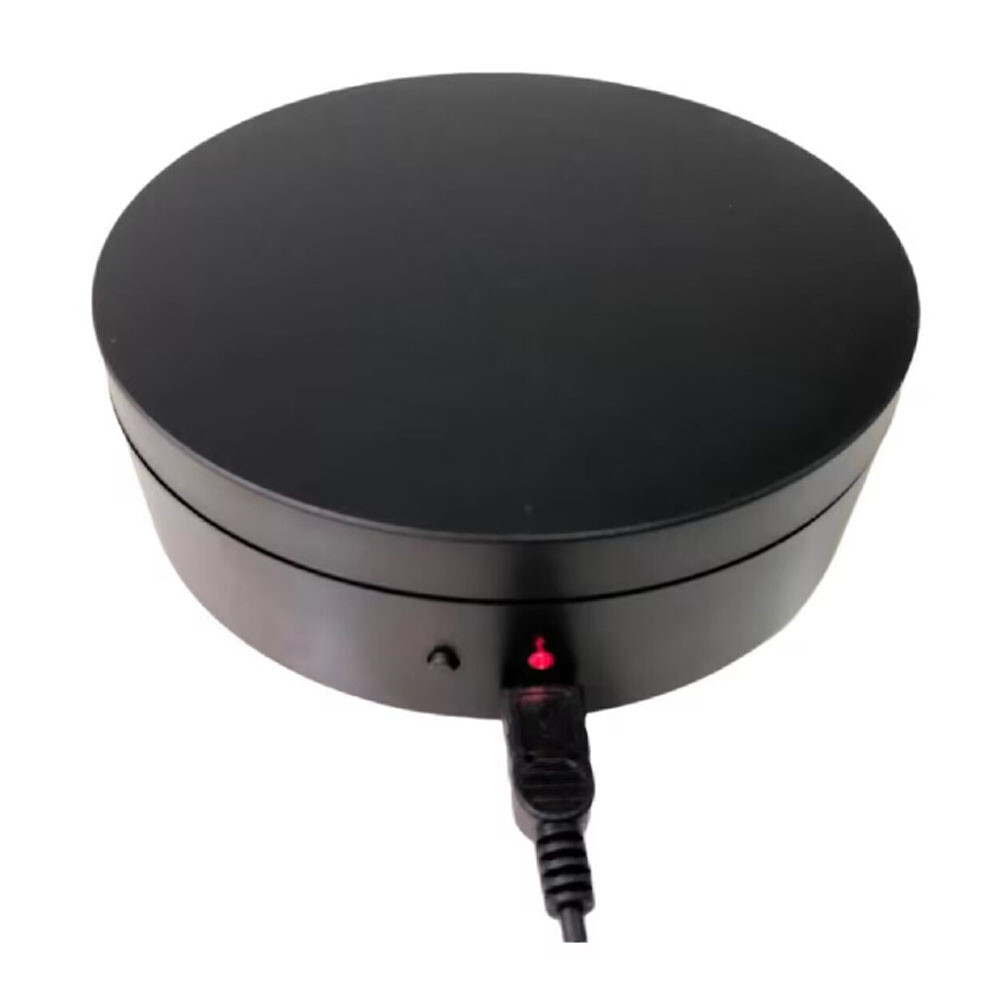12CM Motorized Turntable Turntable Rotating Visualizer Live Shooting Stand Tool