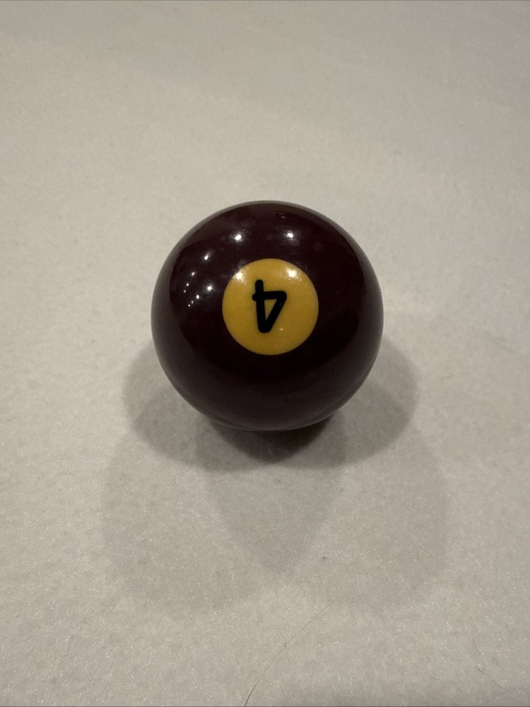 Solid Purple #4 Replacement Japer Billiard Pool Ball Regulation Size Dark Purple