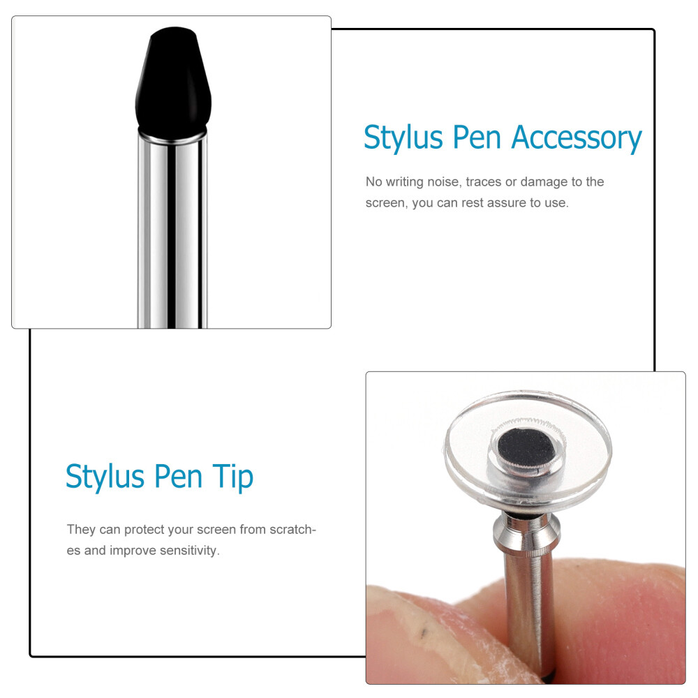12PCS Stylus Pen Disc Tips Universal Disc Tips for Devices ( )