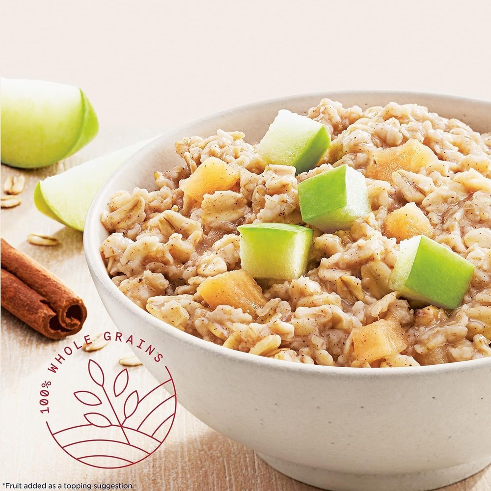 Quaker Protein Instant Oatmeal, Cinnon, Protein per Serving, Whole