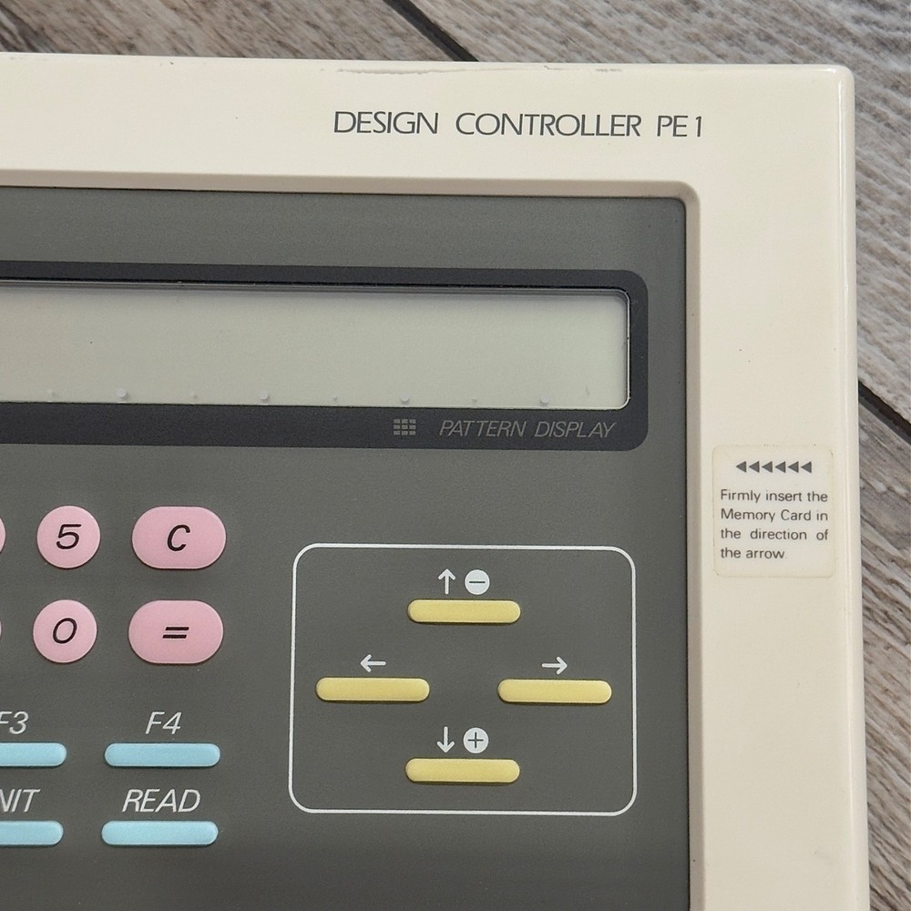 Silver Reed Knitting Machine Pattern Processor Controller PE1 w/Cord