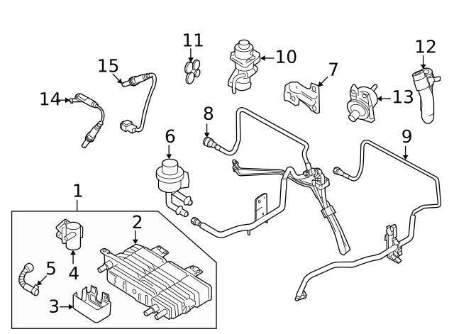 Genuine Ford Oxygen Sensor 5L8Z-9F472-BA