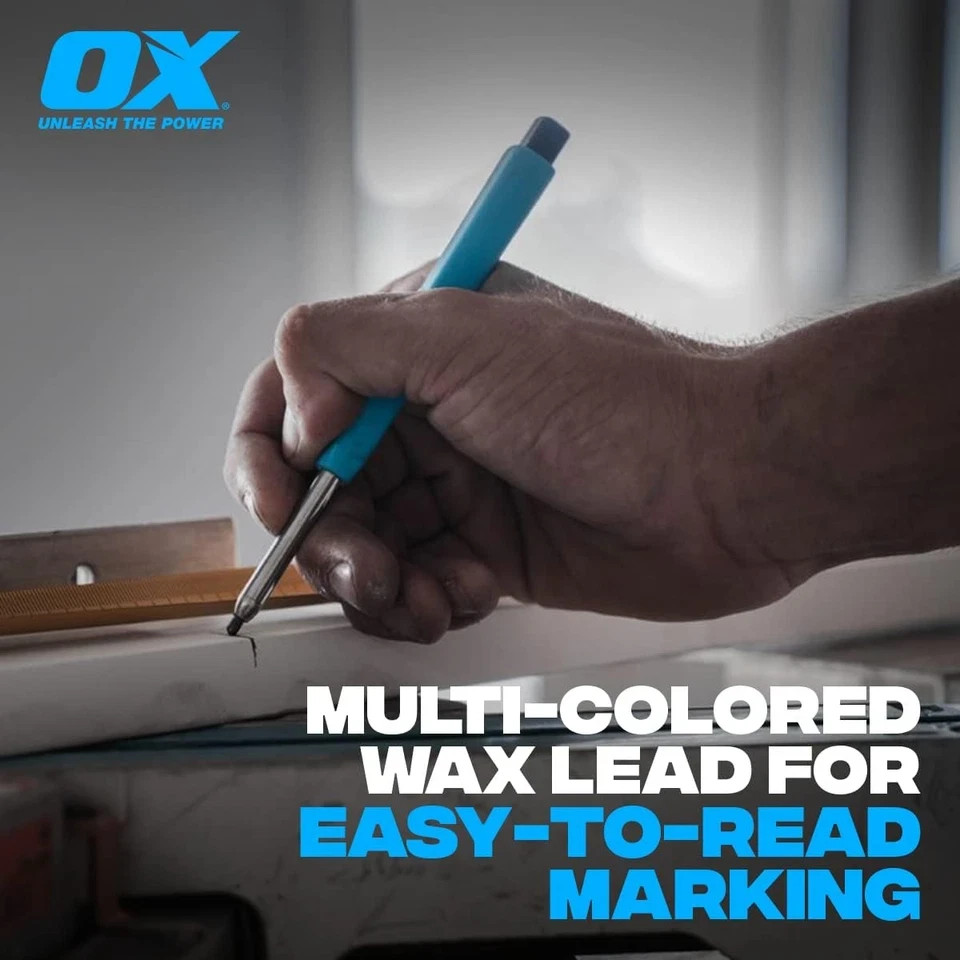 OX Tools Carpenter Pencils Pro Tuff Carbon Marking Pencil Mechanical Constructio