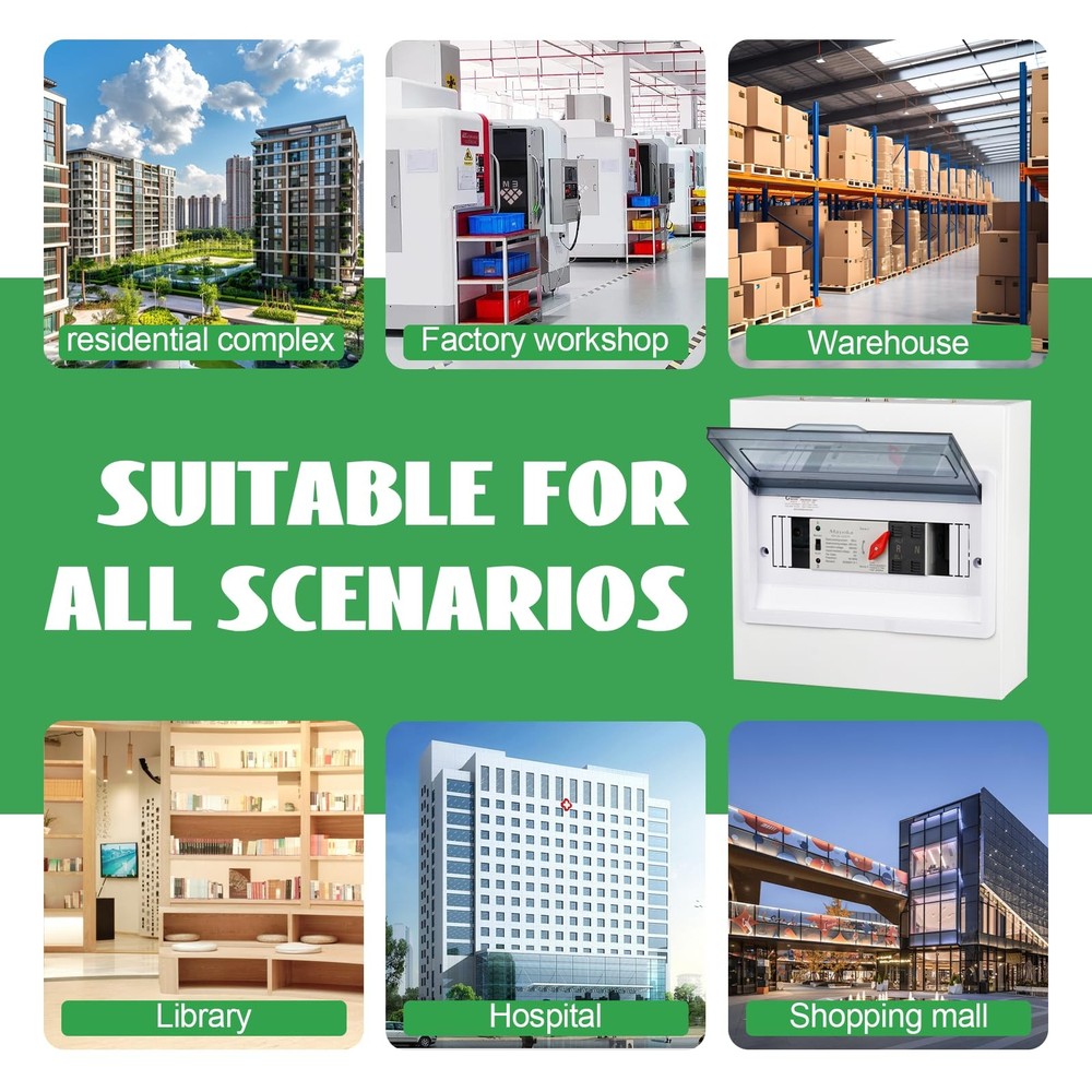 100A Automatic Transfer Switch for Home Generator - AC 220V 2 Pole ATS with...