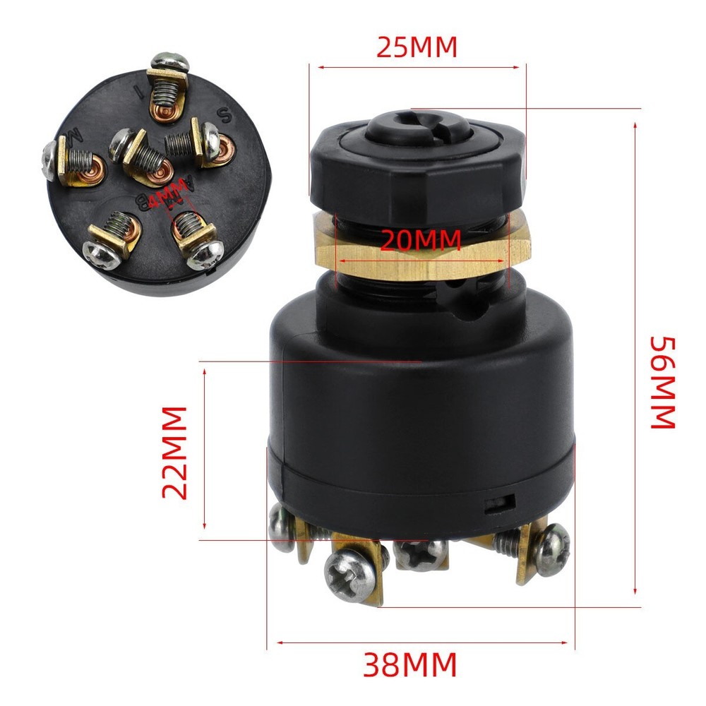 Ignition Starter Switch for Johnson Evinrude Push to Choke inboard Outboard