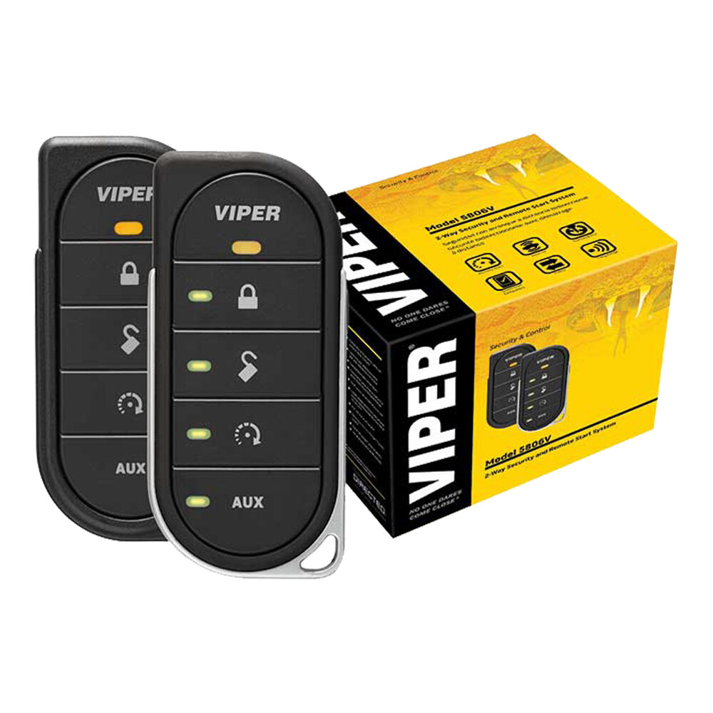 VIPER 5806V 2-Way Security & Remote Start System w/ LED Confirmation Lights