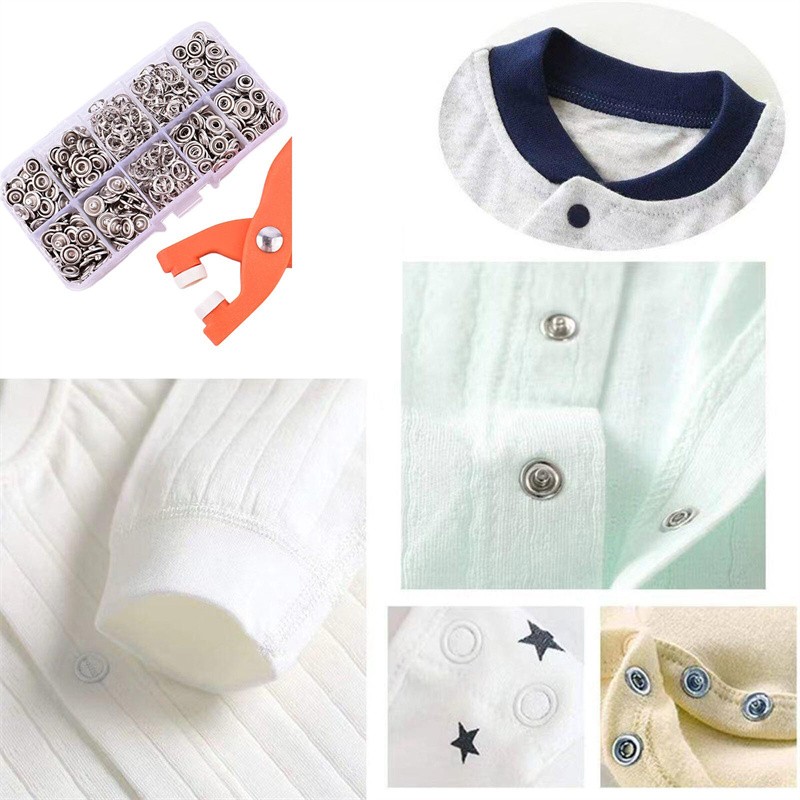 Five Claw Locking Button With Pliers Clothing Fabric Sewing Tools