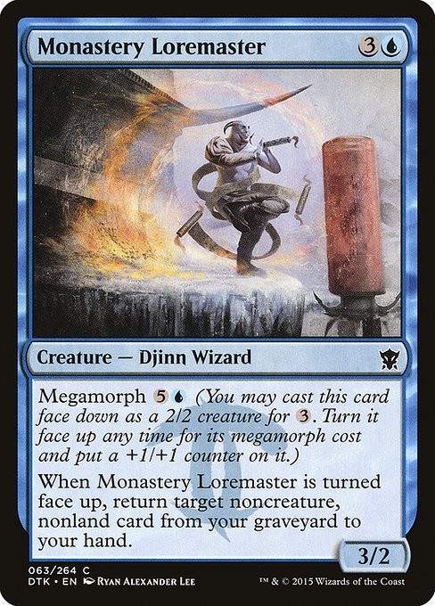 Monastery Loremaster Dragons of Tarkir Reguler