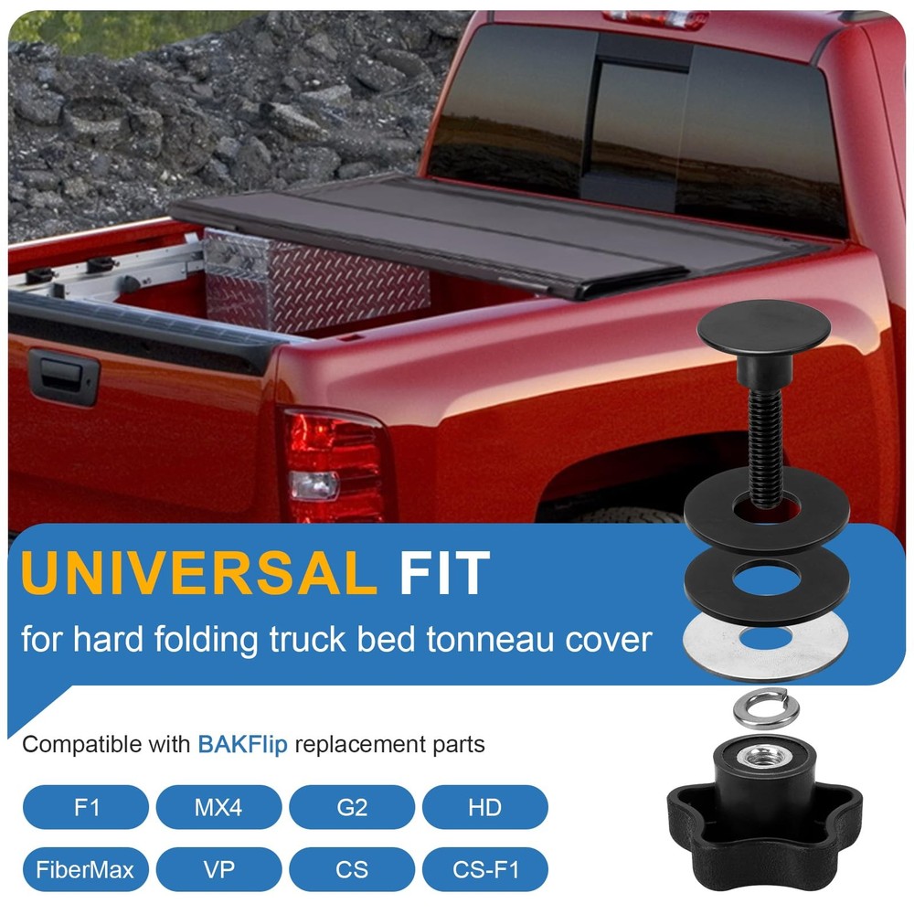 254A0001 Tonneau Cover Clamp Service Kit, Elevator Bolt Assembly, Replacement...