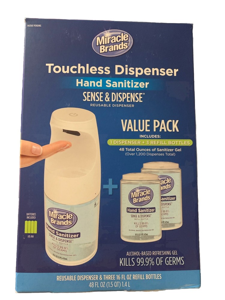 Miracle Touchless Dispenser plus 3 refills