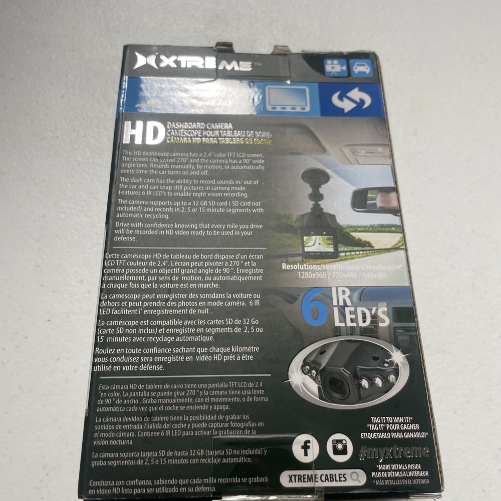 NEW Xtreme HD Dashboard Camera