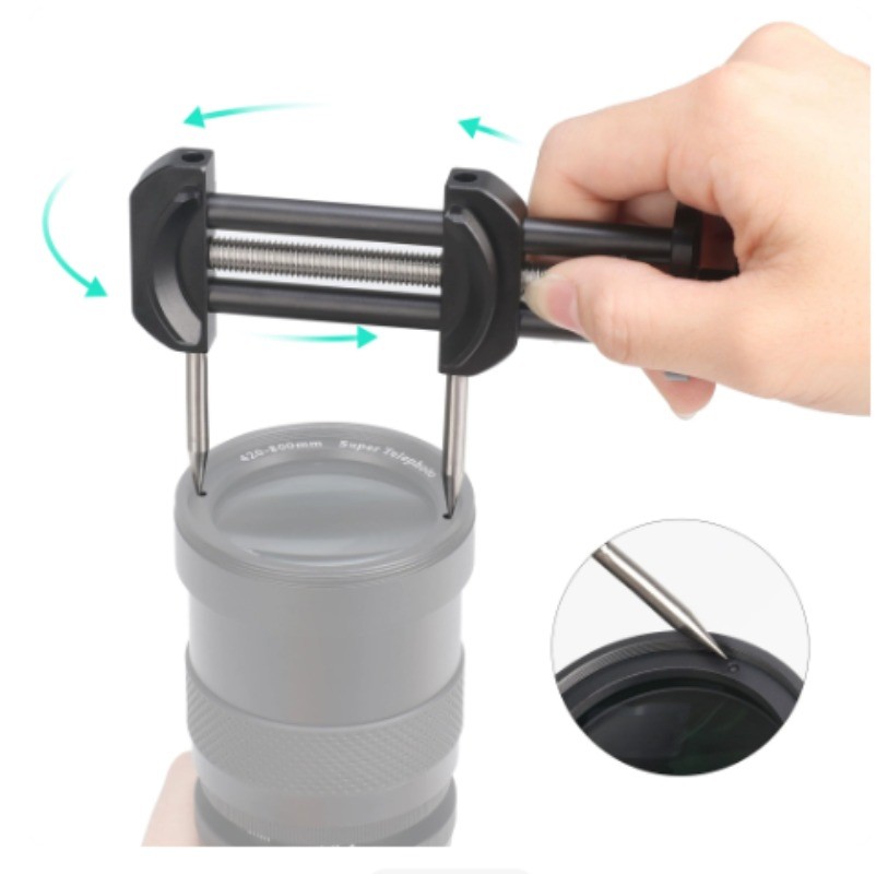 Repair Tool for Dented or Deformed Threaded Mounts on Camera Lenses