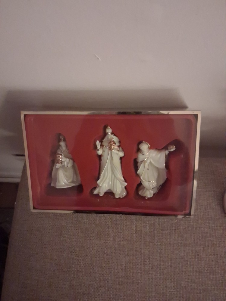 Lenox Three Kings Nativity Ornaments in Box
