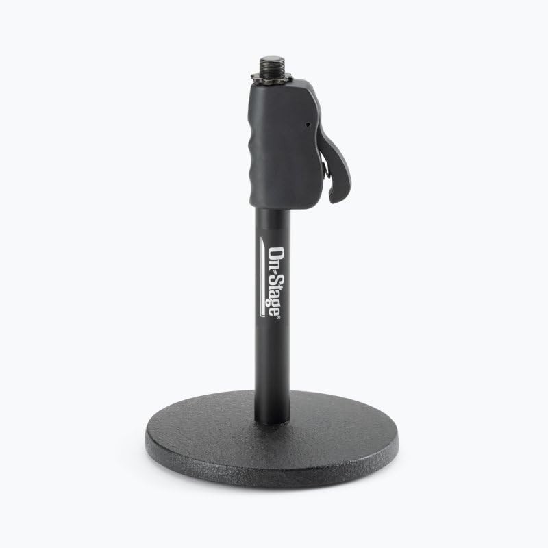On-Stage DS7200QRB Quick-Release Adjustable Desktop Microphone Stand