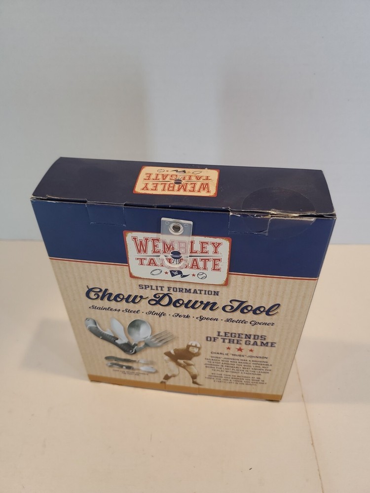 Wembley Tailgate Split Formation Chow Down Tool Fork/Knife/Spoon/Bottle Opener