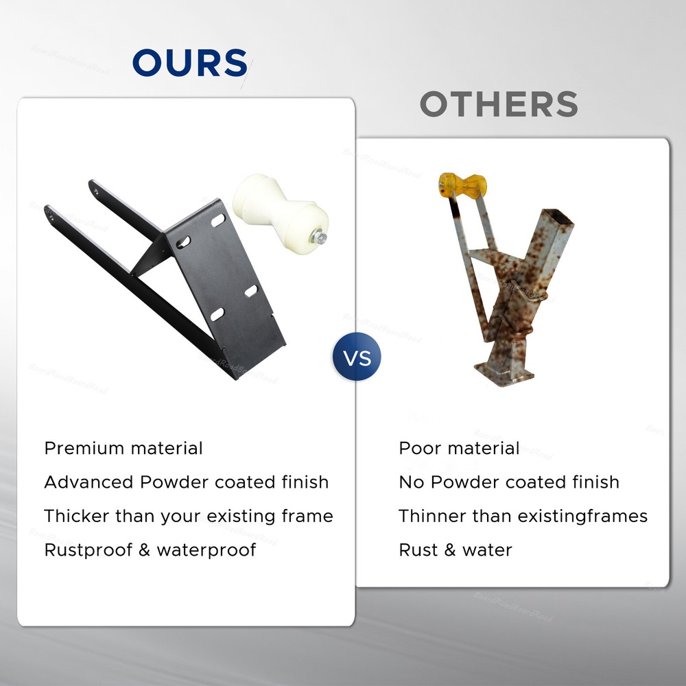 Boat Trailer Galvanized Winch Seat With Roller For Winch Posts With Roller