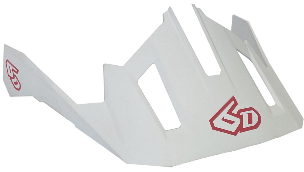 6D ATB-2T Helmet Replacement Visor/Peak White