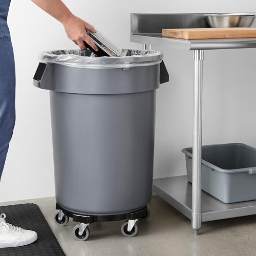 Amazon Basics Heavy-Duty Rolling Dolly for 32, 44 & 55 Gallon Round Containers