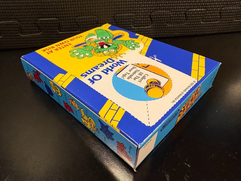 Super Mario Bros fruit snacks - Empty custom design display box