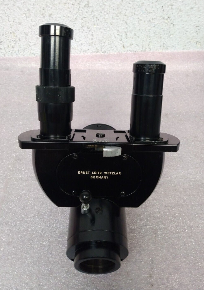 Vintage Ernst Leitz Wetzlat  Microscope ( GERMANY )