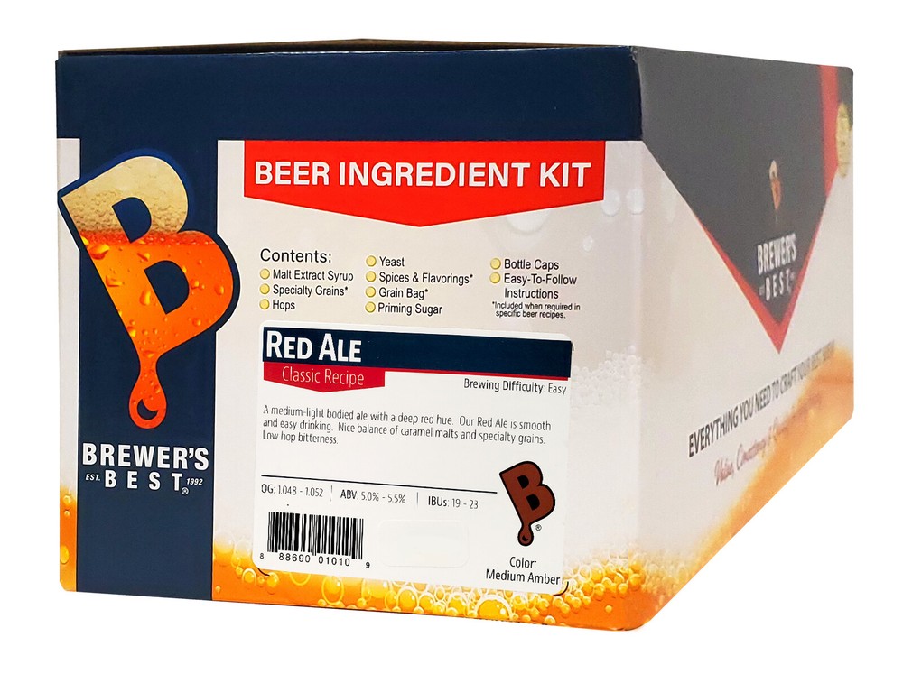 Brewers Best Red Ale Home Brewing Beer Making Kit