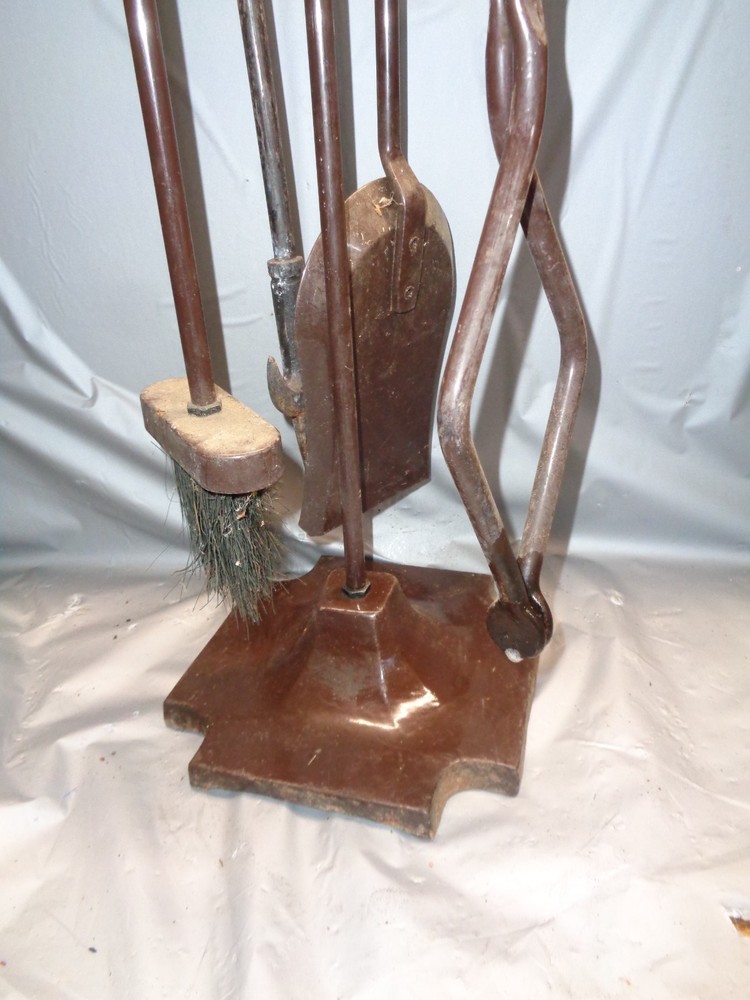 Dagan Five Piece Fireplace Tool Set - Model # Unknown - Needs clean up