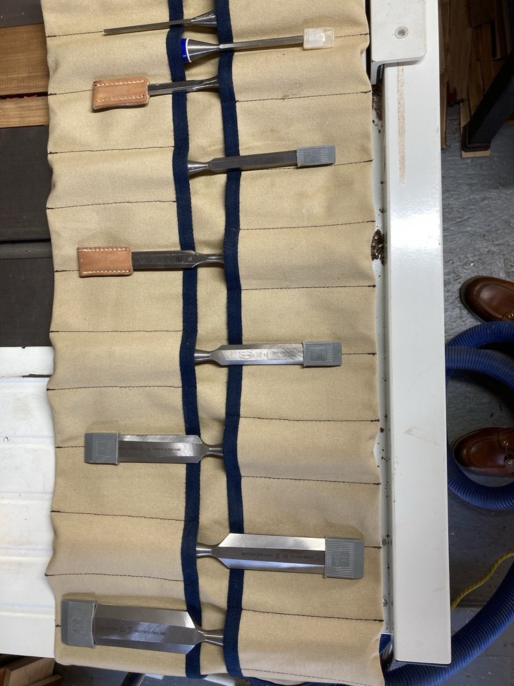9 Piece Hand Forged Marples Chisel Set