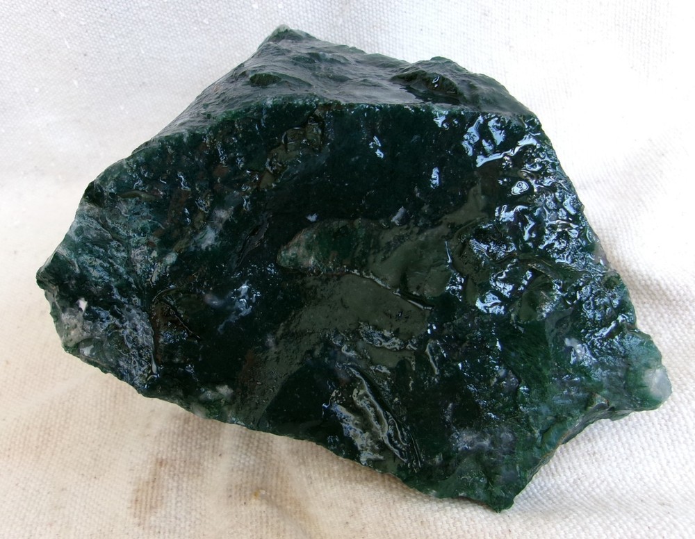 Green Moss Agate Rough 2.90 Lbs. from India