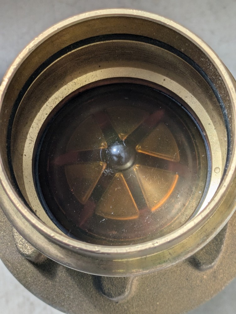 2" Press Check Valve Brass 400 WOG