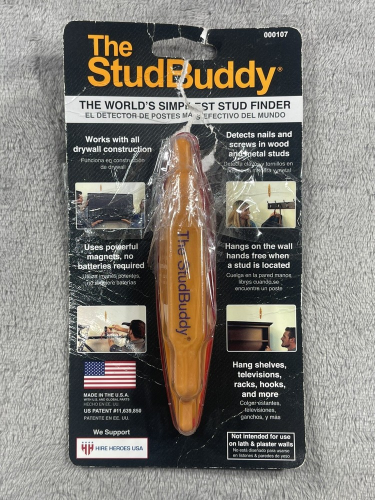 The StudBuddy  Magnetic Stud Finder Tool USA New Open Box