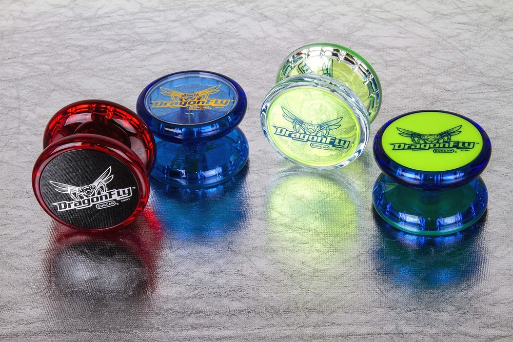 Dragonfly Yo-Yo -Red with Black Cap Red/Black