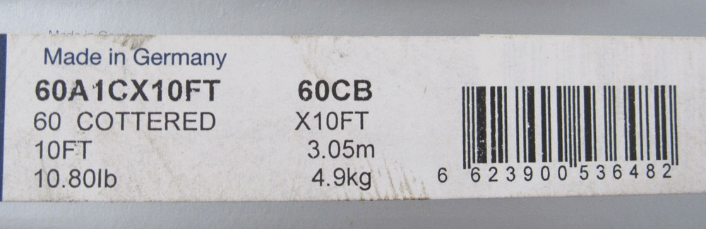 NEW RENOLD 60A1CX10FT ROLLER CHAIN 10FT