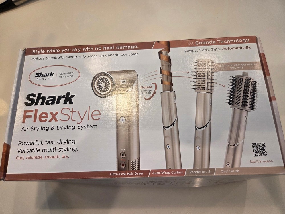 Shark FlexFusion Accessories - Barrel Rollers, Volume Round Brush & Straightener