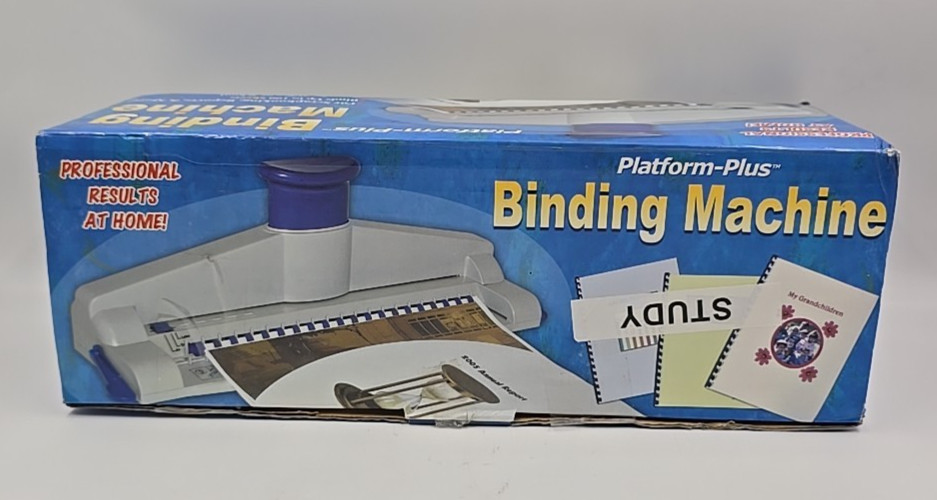 Platform Plus Binding Machine Scrapbooking Report Up to 100 Sheets Office School
