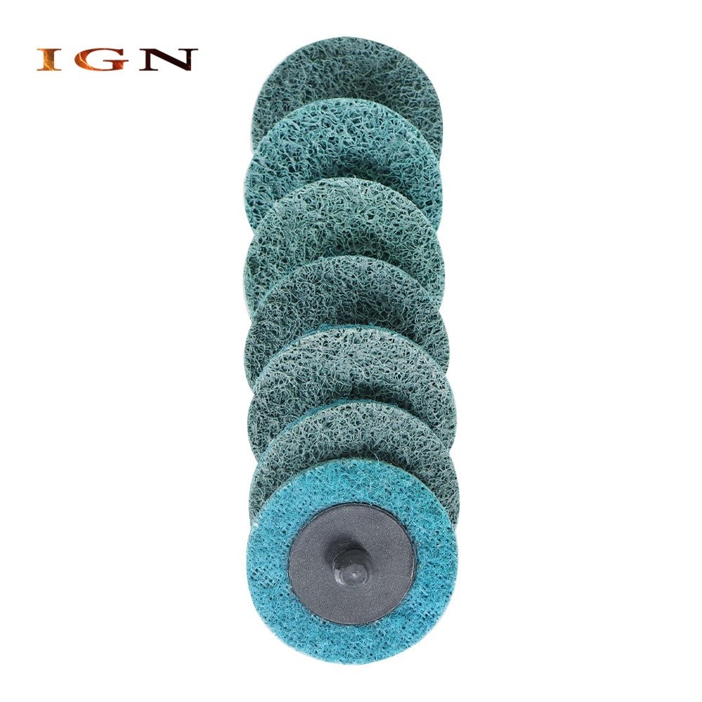 50 Pieces Fine Surface Conditioning Discs 2" Roll Lock Die Grinder Sanding Pads