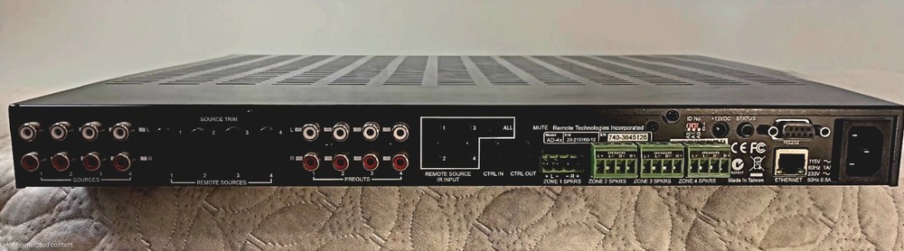 RTI AD-4X Audio Distribution System -