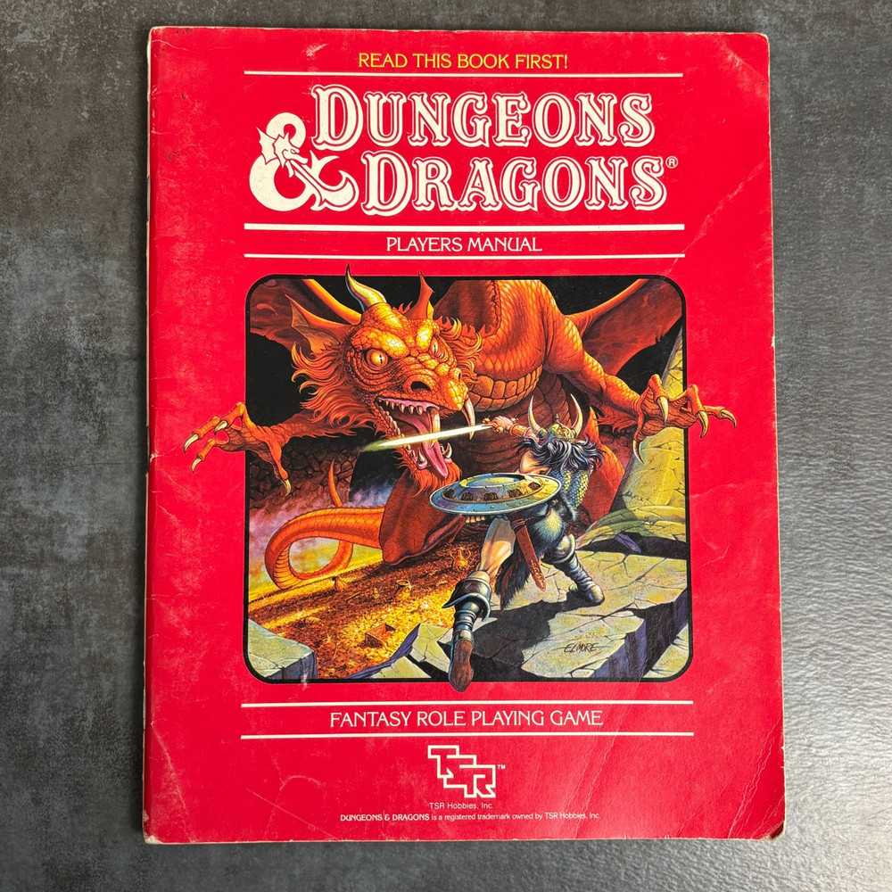 D&D Dungeons & Dragons TSR Players Manual