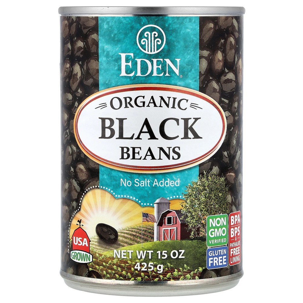 Organic Black Beans, 15 oz (425 g)